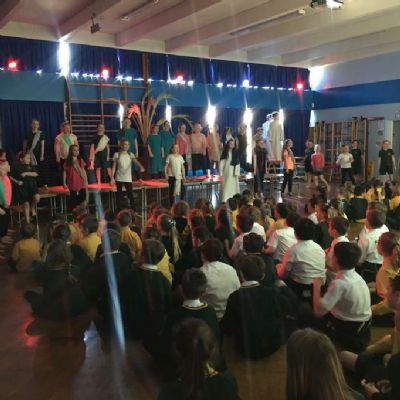 Easter celebrations: Performing 'The Stone was rolled away'